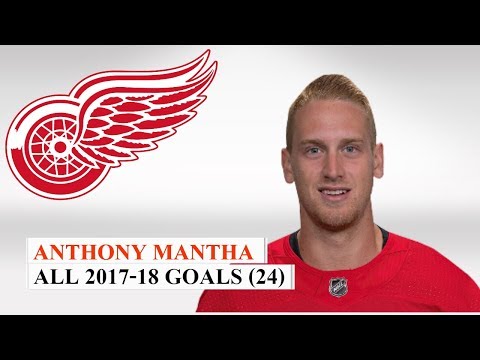 Anthony Mantha (#39) All 24 Goals of the 2017-18 NHL Season