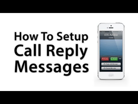 how to set quick reply on iphone