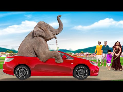 जादुई कार हाथी Magical Car Elephant Village Comedy Video हिंदी कहानिय Hindi Kahaniya Comedy Video