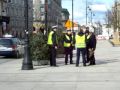Strasz , municiple security,talk to crazy in Warsaw PL