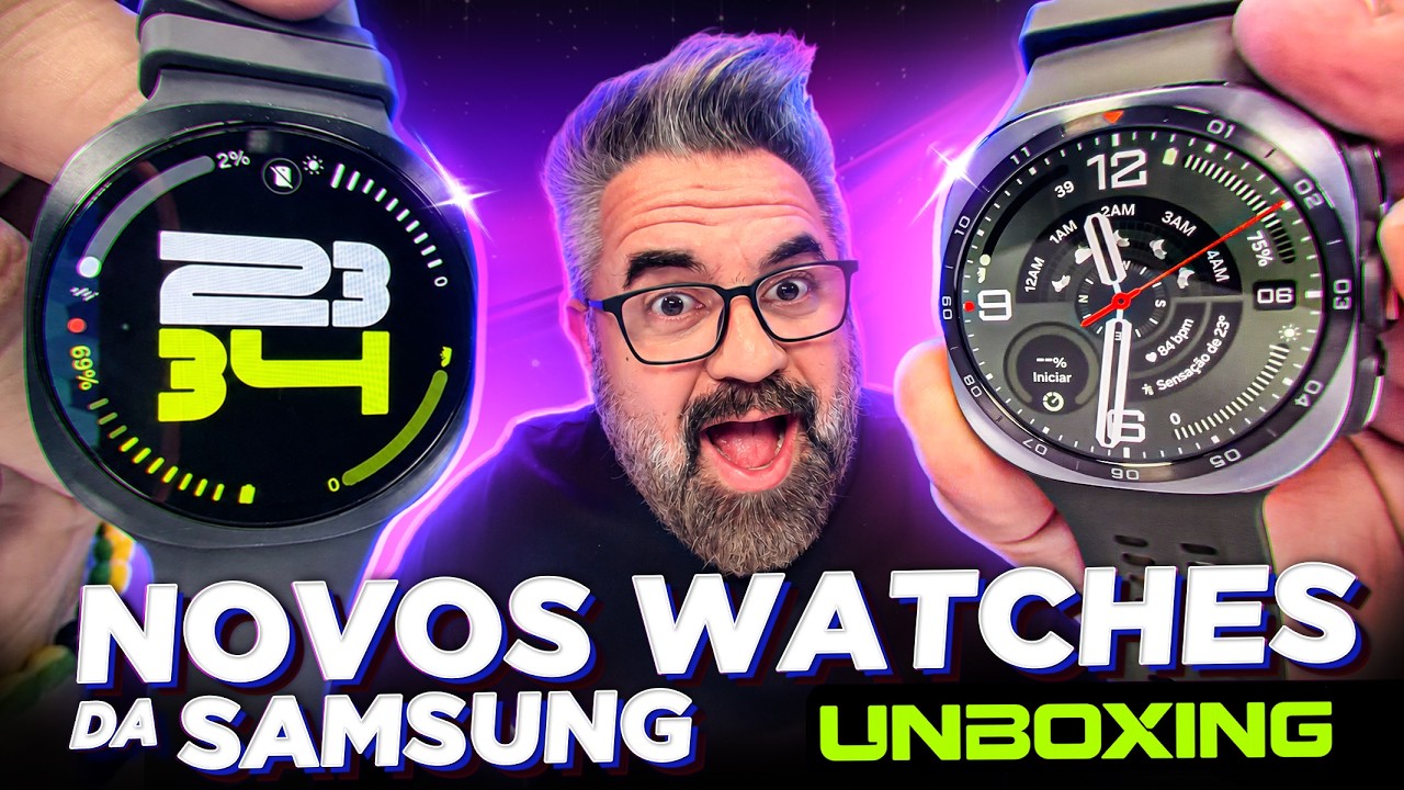 Galaxy Watch9 e Galaxy Watch Ultra2 | Unboxing e Preço no Brasil