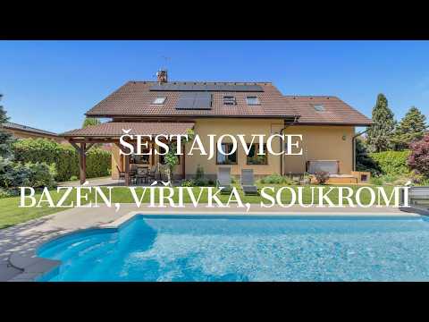Video Prodej rodinného domu 6+1, 255 m and sup2;, pozemek 775 m and sup2;, Šestajovice u Prahy