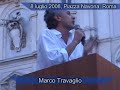8 luglio 2008, Piazza Navona - Marco Travaglio