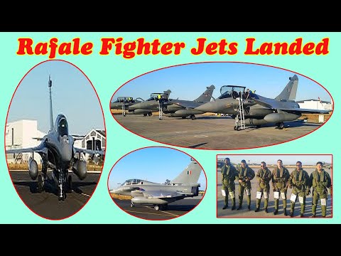 Rafale Aircraft Arrive at Air Force Station, Ambala,Vizagvision