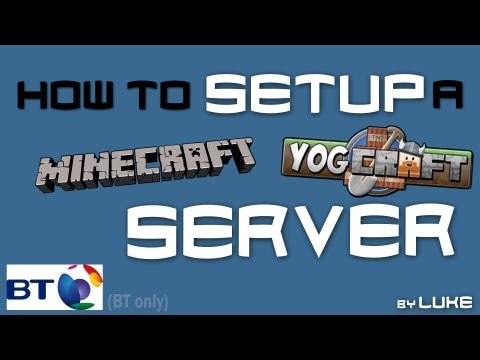 how to make a minecraft server with bt