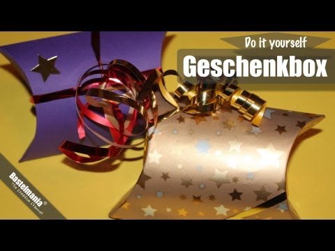 basteln - Hier könnt ihr sehen wie man eine schöne Geschenkverpackung / Geschenkbox selber basteln kann. Viel Spaß dabei... :o) ! Vergesst nicht zu bewerten und kommen...