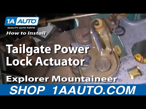 How To Install Replace Tailgate Power Lock Actuator Explorer Mountaineer Expedition 97-03 1AAuto.com
