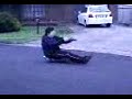 down hill skateboareding