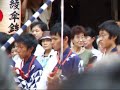 祇園祭2008　綾傘鉾のパフォーマンスと祇園囃子
