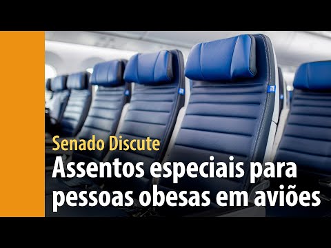 Projeto exige oferta de assentos especiais para pessoas obesas em aviões