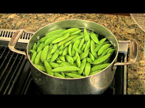 how to cook sugar snap peas in microwave