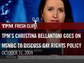 TPM's Christina Bellantoni Goes on MSNBC To Discuss Gay Rights Policy