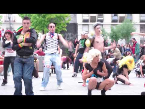 Lady Gaga Flashmob Madrid