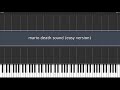Mario - Death Sound (easy) - Keyboard / Piano Tutorial [Magic Music Tutor] free sheet music