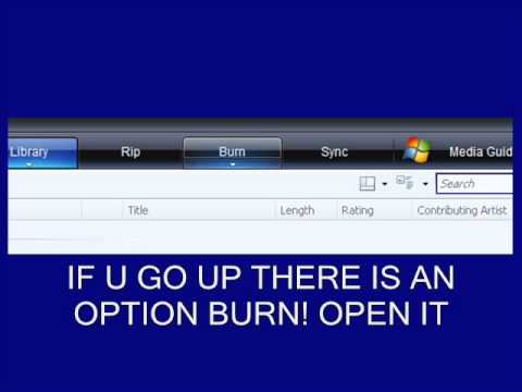 how to burn a cd from frostwire to windows media player
