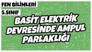 5 Sınıf Fen Bilimleri - Basit Elektrik Devresind