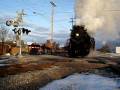 Owosso - 1225 Steam Engine Train - South Cedar Street Crossing