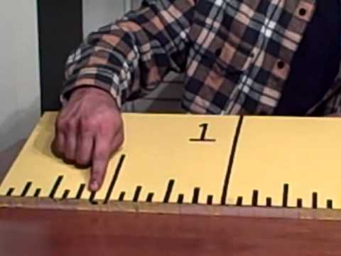 how to properly read a tape measure