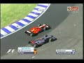 m schumacher over the kimi raikkonen