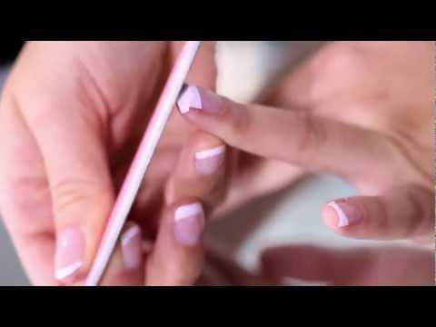 how to apply french manicure