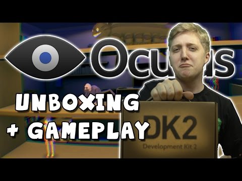 Oculus Rift DK2 Unboxing And Gameplay