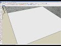 Asfalto com Poças d'água Vray Sketchup