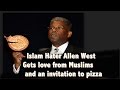 Islam HATER ALLEN WEST gets love from Muslims and an invitation to pizza