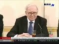Warren Buffett en Madrid. Intereconomía Tv. Parte I Warren Buffett en Madrid. Intereconomía Tv. Parte I