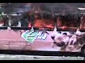 ARDE EL COLECTIVO 60 EN LA PANAMERICANA Y CAMINO MORON