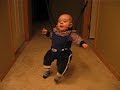 riverbaby - 5-month-old baby in his jolly jumper dancing to the celtic fiddling of natalie mcmaster