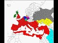 romans, saxons, franks, lombards ,carthagian gauls, celts, britons, germania, berbers, sarmatians, pontus, greeks, sassanid, and more factions