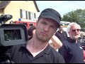 Sprengung Schornstein auf dem Ploucquet-Areal in Heidenheim