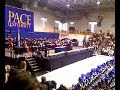 daniel friedman delivering the student commencement address to the pace university class of 2008.

this is a cell phone video, so it's not that clear, but if you visit the following link, clik on play the video, and fast-forward to 1 hour and 5 minutes, you can see it better and closer.

http://www.pace.edu/page.cfm?doc_id=31004