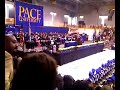 daniel friedman delivering the student commencement address to the pace university class of 2008.

this is a cell phone video, so it's not that clear, but if you visit the following link, clik on play the video, and fast-forward to 1 hour and 5 minutes, you can see it better and closer.

http://www.pace.edu/page.cfm?doc_id=31004