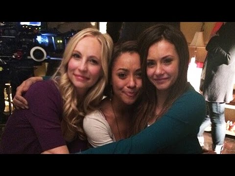 Nina Dobrev Crying Goodbye to "The Vampire Diaries"