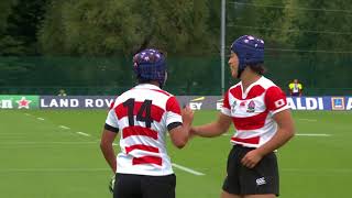 Highlights: Japan beat Hong Kong at the Women’s Rugby World Cup