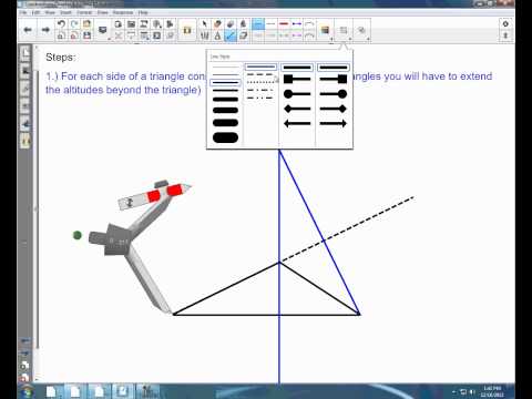 how to draw orthocenter