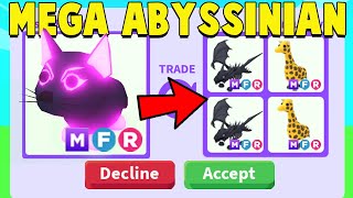 I Traded a MEGA ABYSSINIAN CAT in Adopt Me!
