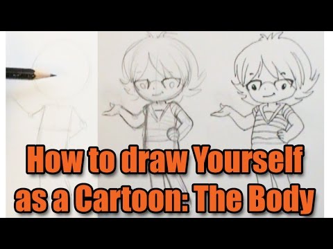 how to draw yourself as a cartoon character
