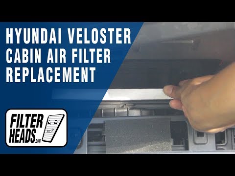 Cabin Air Filter Replacement – Hyundai Veloster