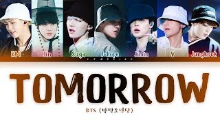 BTS - Tomorrow (방탄소년단 - Tomorrow) [Color Coded Lyrics/Han/Rom/Eng/가사]