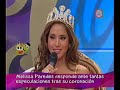 renuncia a la corona de Miss Perú Mundo 2013.