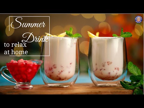 Dessert Recipe using Coconut Milk and Water Chestnuts | Tub Tim Grob Recipe | Thai Red Rubies |Varun