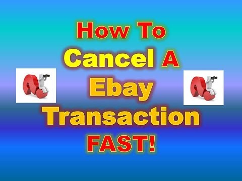 how to cancel an order on ebay