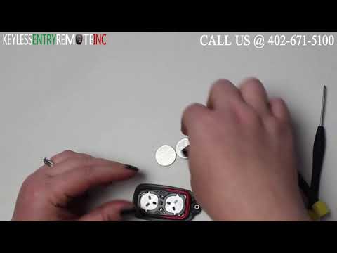 How To Replace Acura SLX Key Fob Battery 1998 1999