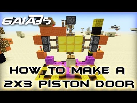 how to make a 3x2 piston door
