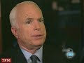 john mccain interviewed on abc world news with charles gibson, october 9, 2008