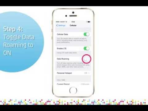 how to turn off data roaming on iphone
