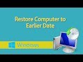 How To Go Back In Time In Windows 10