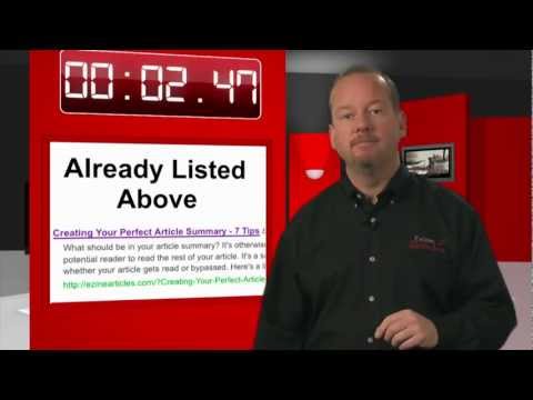 how to properly summarize an article